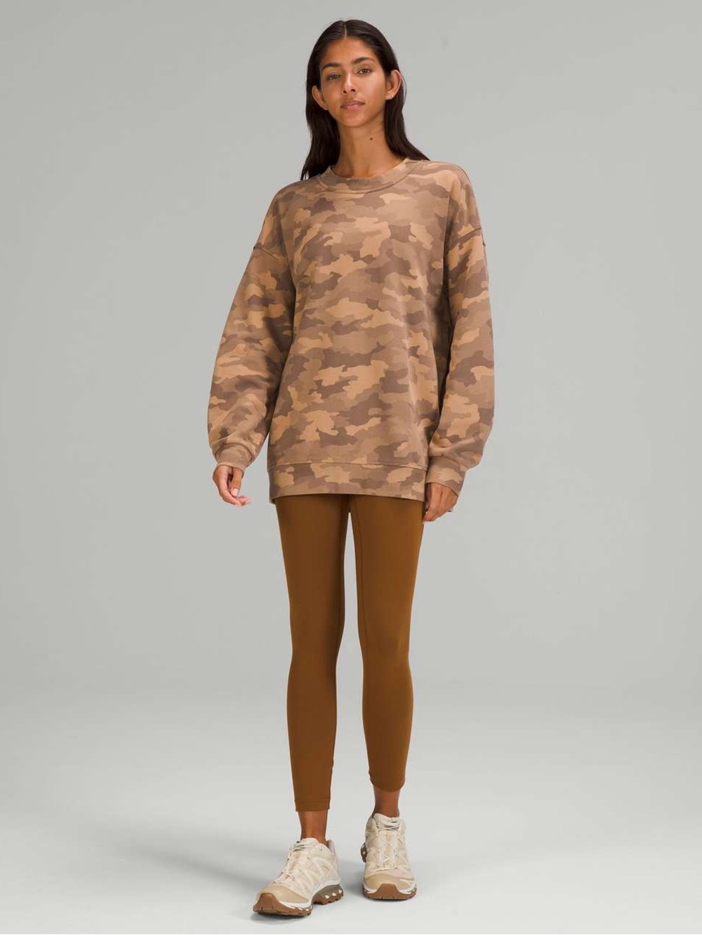 Lululemon Perfectly Oversized Crew
Heritage 365 Camo Beige Multi